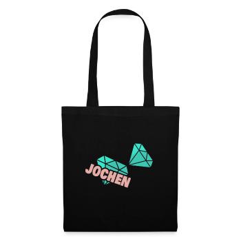 Jochen als Papa - Stoffbeutel - Schwarz - Vorne