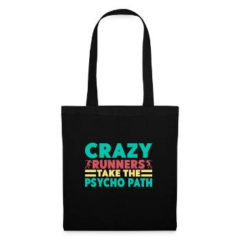 Running Crazy Runners Marathon Runner - Tote Bag - black - Front