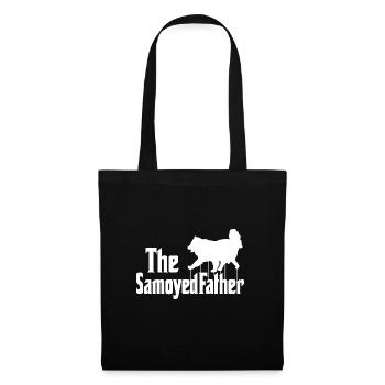 Samoyed Dog Men Motif Samoyed Papa - Sac en tissu - noir - Devant