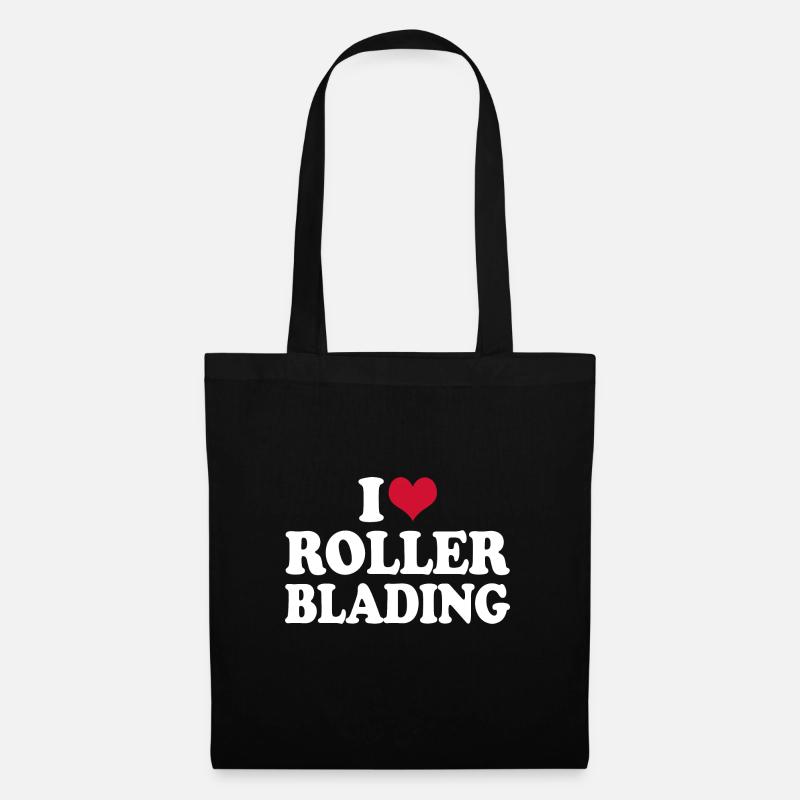 I Love Rollerblading - Tote Bag - black