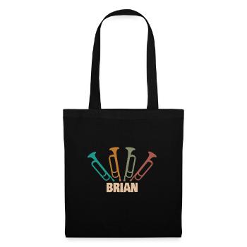 First name Brian - Tote Bag - black - Front