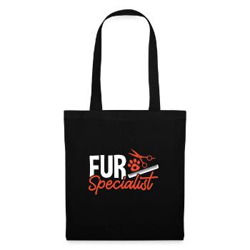 Salon de coiffure pour chiens - Sac en tissu - noir - Devant