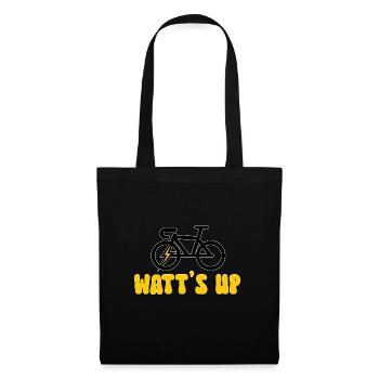 Electric Bike Cycling Biker E-Bike - Tote Bag - black - Front
