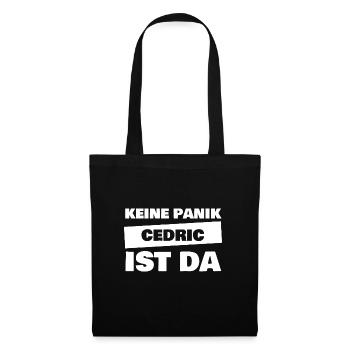 First name Cedric - Tote Bag - black - Front