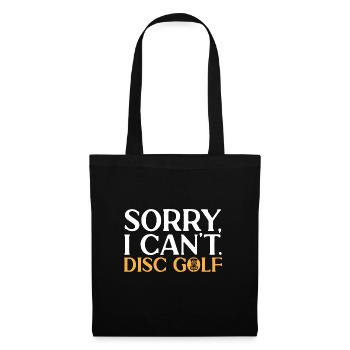 Discgolf Disc Golf Frisbee - Tote Bag - black - Front
