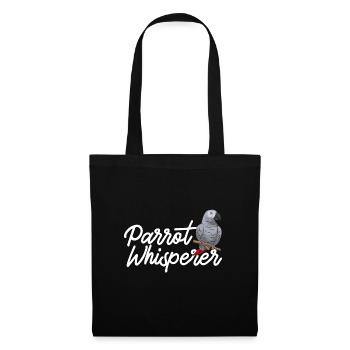 Graupapagei African Grey Parrot Papagei - Tote Bag - black - Front