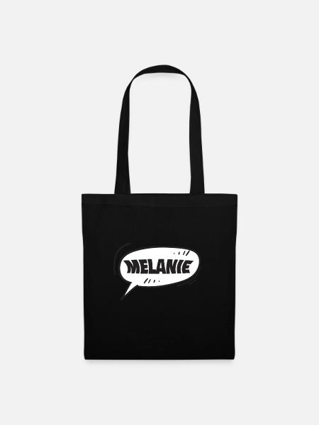 Melanie Melanie - Stoffbeutel - Schwarz