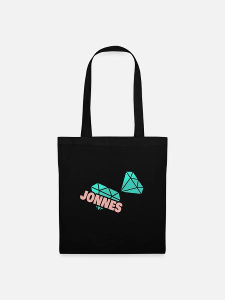 Jonnes - Stoffbeutel - Schwarz