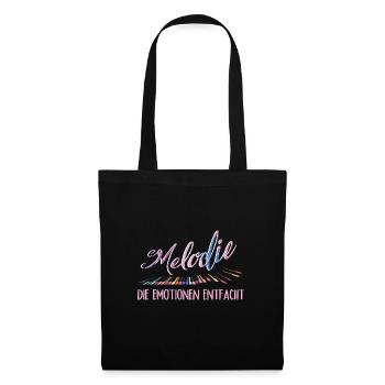 Piano Pianist Melody Emotion Ignited Piano - Tote Bag - black - Front
