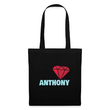 Anthony en tant que noble - Sac en tissu - noir - Devant
