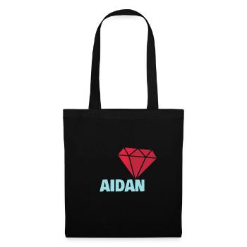 Edel Aidan - Stoffbeutel - Schwarz - Vorne