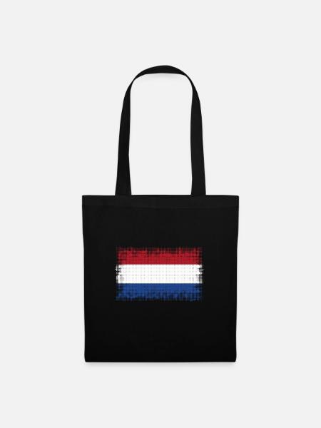 Niederlande als Niederlande - Stoffbeutel - Schwarz