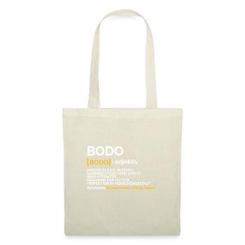Bodo - Stoffbeutel - Natur - Vorne