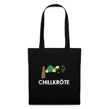 Chill Toad Chemise de nuit chemise de nuit tortue - Sac en tissu - noir - Devant