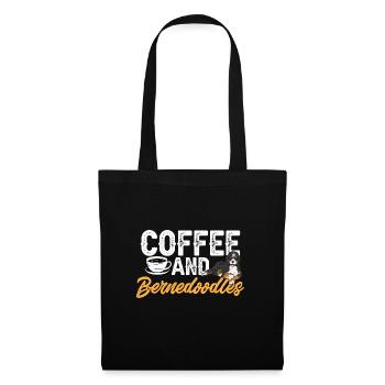 Bernedoodle Dog - Tote Bag - black - Front