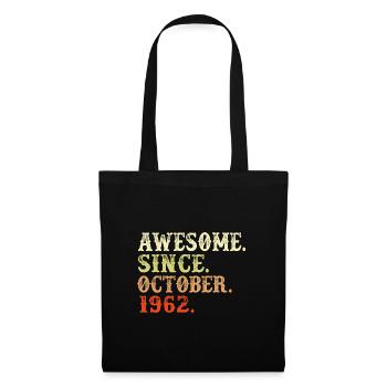 Octobre 1962 - Cadeau du 60e anniversaire. Légende. - Sac en tissu - noir - Devant