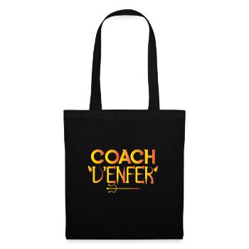 Coach Enfer Coaching Entraîneur cadeau coach ! - Sac en tissu - noir - Devant