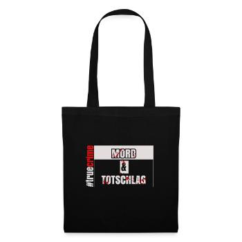 mord & totschlag - Stoffbeutel - Schwarz - Vorne