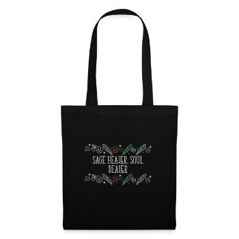 Burning Sage Vibes Only Smudge Sticks Healing - Tote Bag - black - Front