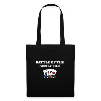 Battle of the Analytics Card Games Poker Card - Tote Bag - black - Front