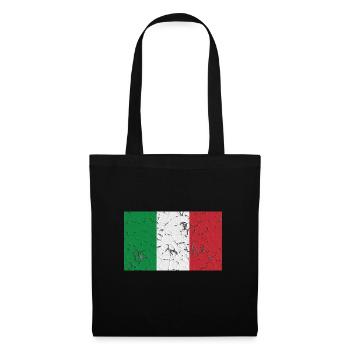 Italie - Sac en tissu - noir - Devant