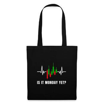 Is it Money Yet funny Trading Quotes Trader - Tote Bag - black - Front