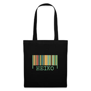Heiko dans le rôle de Heiko - Sac en tissu - noir - Devant