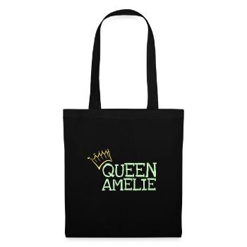 Amélie comme prénom - Sac en tissu - noir - Devant