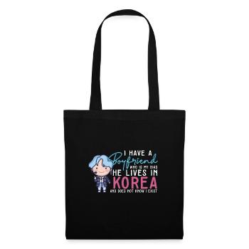Kpop Idol Fan K Amant de drame J’aime la Corée J’ai un - Sac en tissu - noir - Devant