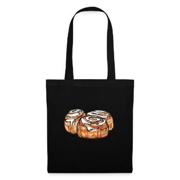 Cinnamon roll - Tote Bag - black - Front