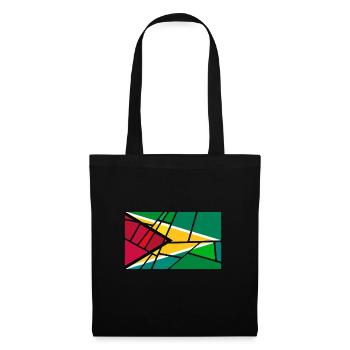 Cadeau pour le Guyana - Sac en tissu - noir - Devant