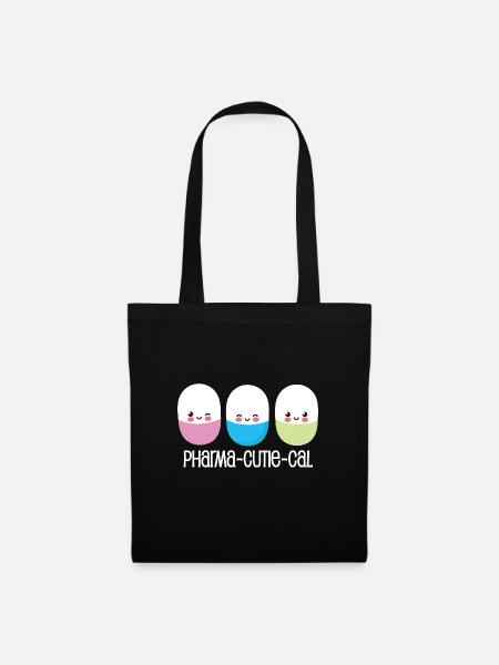 Pharma-Cute-Cal - Stoffbeutel - Schwarz