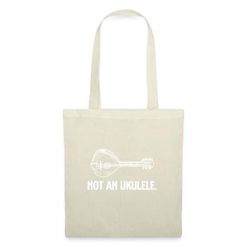 Pas un joueur de mandoline drôle de ukulélé - Sac en tissu - nature - Devant