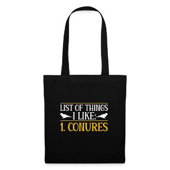 Molinasittich Parrot Bird Sun Parakeet - Tote Bag - black - Front