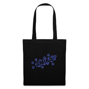 Geschenk für Amira - Stoffbeutel - Schwarz - Vorne