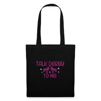 Talk Derby To Me Roller Derby Patins à roulettes - Sac en tissu - noir - Devant