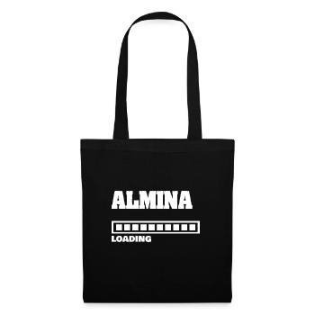 Almina as a baby - Tote Bag - black - Front