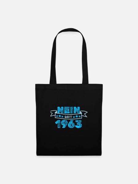 Niemals 1963 - Stoffbeutel - Schwarz