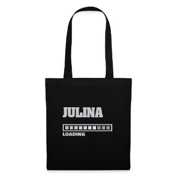 Bébé Julina - Sac en tissu - noir - Devant