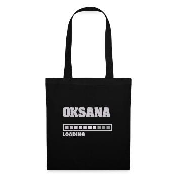 Oksana - Sac en tissu - noir - Devant