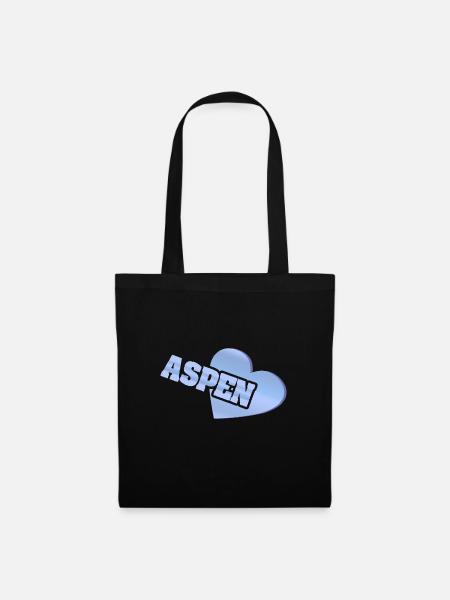 Love Aspen - Stoffbeutel - Schwarz