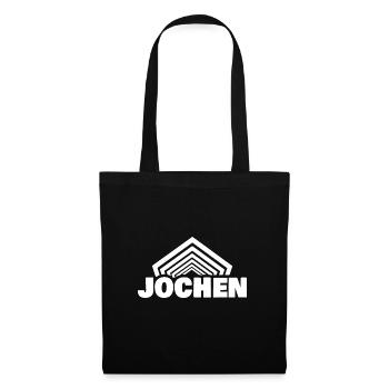 Jochen als Vorname - Stoffbeutel - Schwarz - Vorne
