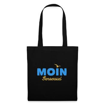 Nordsee Moin Bensersiel - Stoffbeutel - Schwarz - Vorne