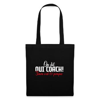 Coach | On dit oui COACH sinon c'est 20 pompes! - Sac en tissu - noir - Devant