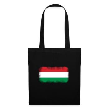 Hongrie - Sac en tissu - noir - Devant