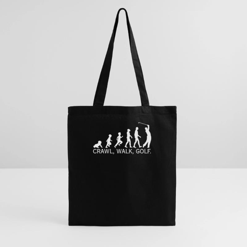 Crawl Walk Golf Evolution Tote Bag