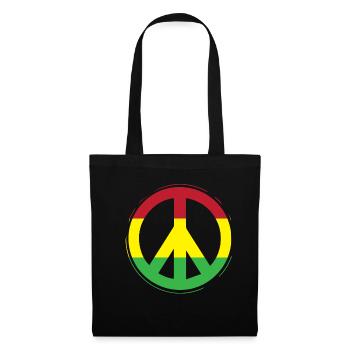 Paix paix paix De Paix - Sac en tissu - noir - Devant
