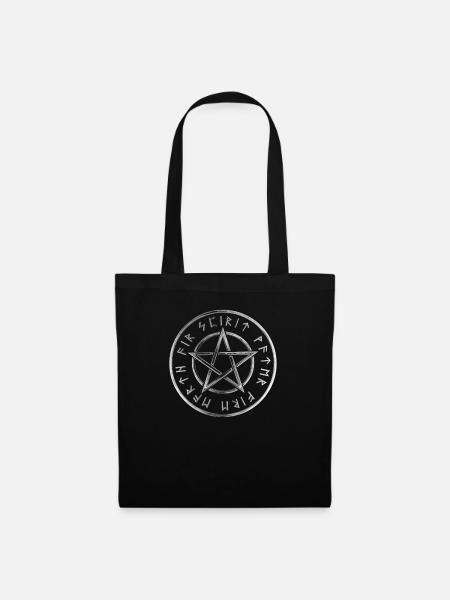 pentagram - Tote Bag - black
