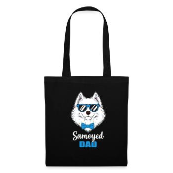 Cool Samoyed Dad Dog Gift - Tote Bag - black - Front