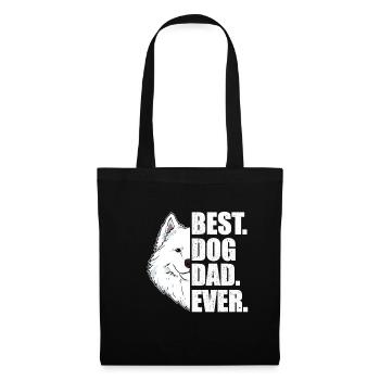 Best Dog Dad Ever Samoyed Dog Lover Pet - Tote Bag - black - Front